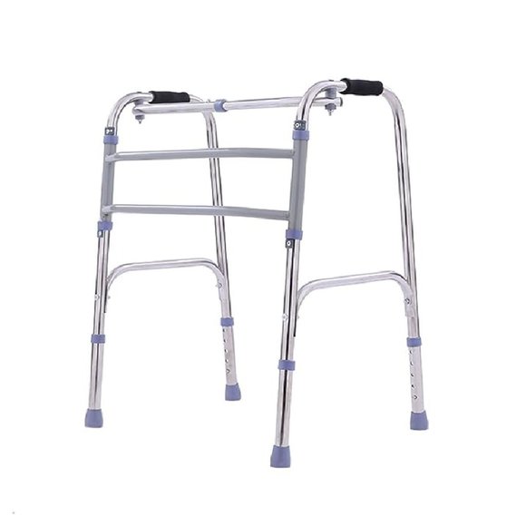 Non-Slip Folding Walker Adjustable Height Light but strong easy clean walker - Picture 1 of 3